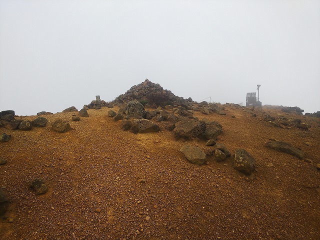 鉄山山頂確認